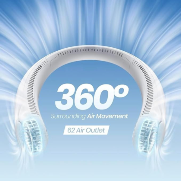 Portable Bladeless Smart Mini High Speed Neck Fan