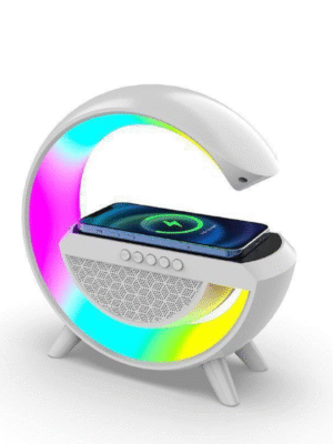 G-Shape LED Wireless Charging Speaker Lamp