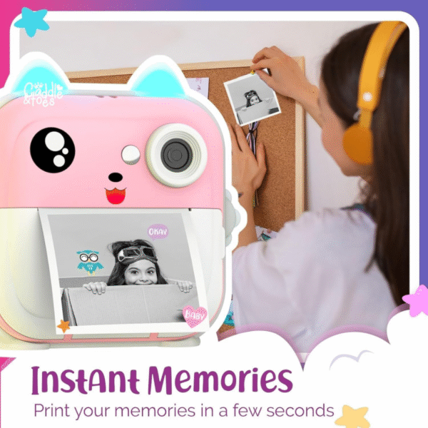 Instant Print Camera for Kids