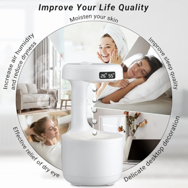 Anti-Gravity Water Drop Humidifier