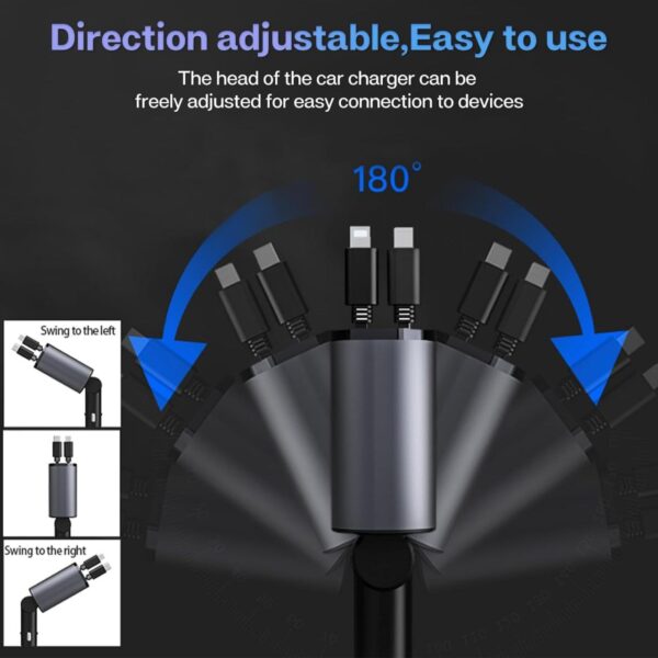 4 in 1 Super Fast Car Charger